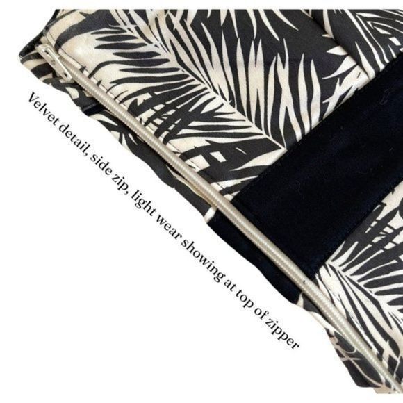 H&M Strapless Palm Print Dress - Picture 3 of 10